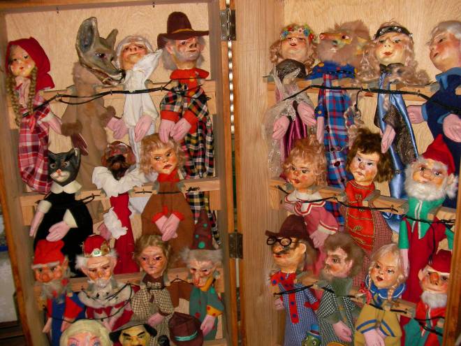 Muñecos de la casita encantada Scheller